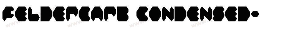 Feldercarb Condensed字体转换
